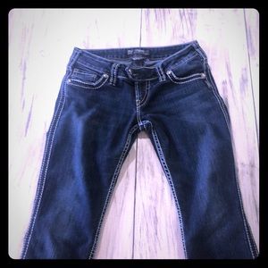 Silver bootcut jeans